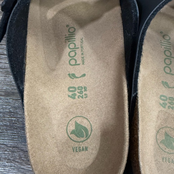 Birkenstock Arizona Papillio Black Sandals Size 40 NWT US 9 - Picture 8 of 9